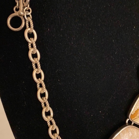 Statement Necklace in gems stones New in box - Picture 8 of 11